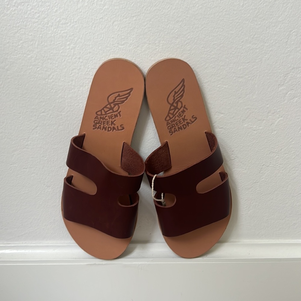 NEW! Ancient Greek Sandals Brown Size 37!